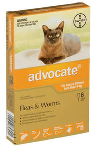 Advocate® For Small Cats and Kittens under 4kg - 6 Pack Vet Online Co