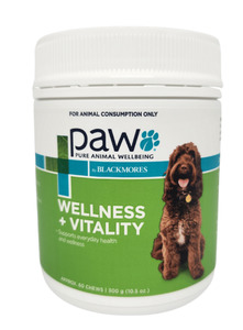 Products: PAW by Blackmores Wellness + Vitality Chews Vet Online Co