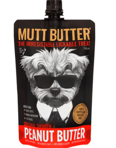 Mutt Butter Peanut Butter Pouch 250g Vet Online Co
