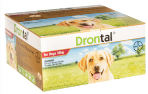 Products: Drontal All Wormer TASTY CHEW For Dogs 35kg Vet Online Co
