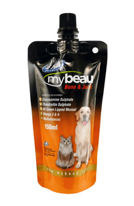 Products: MyBeau Bone and Joint Supplement Cat and Dog 150ml Vet Online Co