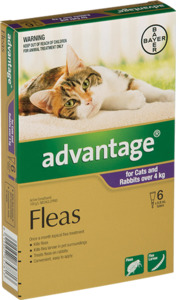 Advantage for cats over 4kg - 6 Pack Vet Online Co