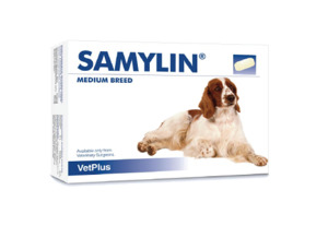 Samylin Liver Supplement Tablets 30 Pack - Medium Breed Vet Online Co