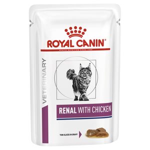 Products: Royal Canin Renal With Chicken Cat Food Pouches 85gm x12