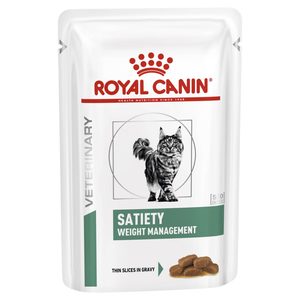 Royal Canin Satiety Weight Management Cat Food Pouches 85gm x12