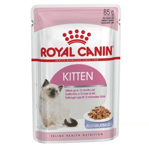 Royal Canin Kitten Jelly Cat Food Pouches 85gm x12