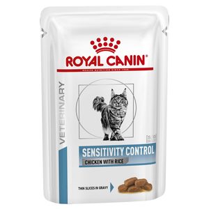 Royal Canin Sensitivity Control Feline Chicken & Rice Cat Food Pouches 85gm x12