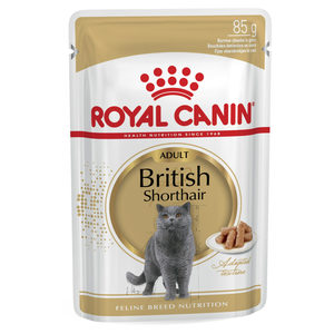 Royal Canin British Shorthair Feline Cat Food Pouches 85gm x12