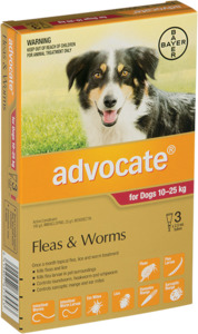 Advocate Medium Dog 10-25kg - 3 pack