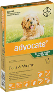 Products: Advocate Small Dog/Puppy Under 4kg - 3 Pack