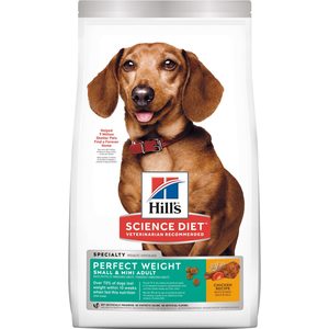 Hills Science Diet Adult Perfect Weight Small & Mini Dry Dog Food 1.8kg