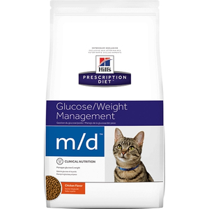 Products: Hills Prescription Diet m/d GlucoSupport Feline with Chicken Dry Cat Food 1.8kg