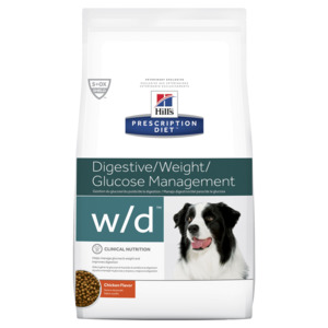 Hills Prescription Diet w/d Digestive/Weight/Glucose Management Dry Dog Food 3.85kg