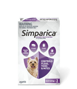 Simparica Chew 2.6-5kg