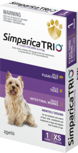 Simparica Trio Chew 2.6-5kg