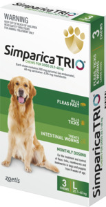Simparica Trio Chew 20.1-40kg
