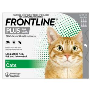 Products: FRONTLINE PLUS Cat