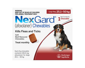 Nexgard Chewable Large Dog 25.1-50kg