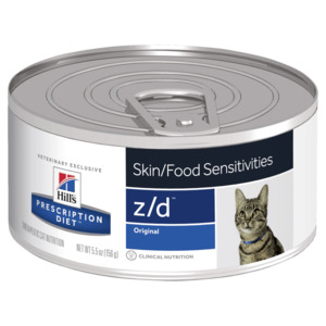 Hills Prescription Diet Feline z/d Skin/Food Sensitivities Canned Cat Food 156gm