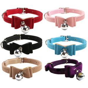 Bowtie Leather Collar
