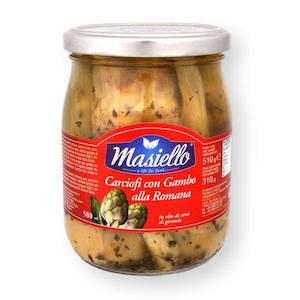 antipasto: Artichokes with stem Masiello