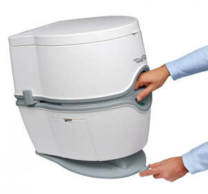 Rv Plumbing Sanitation: Thetford Porta Potti 565E + Floor Fixing Base — Electric Flush Portable Toilet Kit