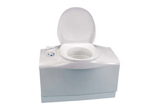 Rv Plumbing Sanitation: Thetford C402 Bench Cassette Toilet — 19.3L Tank, Electric Flush, 3-Year Warranty