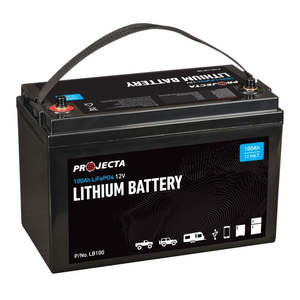 Projecta 100Ah 12V Lithium Battery — LiFePO4, N70 Size, 5-Year Warranty
