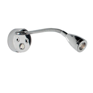 Coast RV 12V LED Aluminium Reading Light with 2A USB