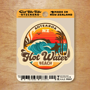 Hot Water Beach - Retro