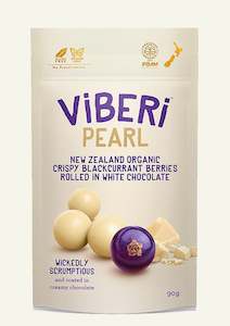 Have A Viberi Christmas: PEARL Organic Chocolate Rolled Blackcurrants 90g