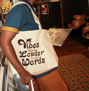 Vibes organic tote bag B