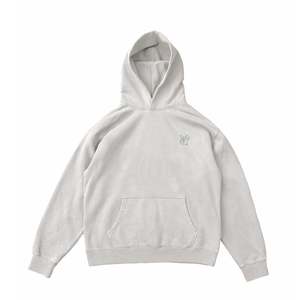 WING EMB HOOD - FADED BONE (TONAL LOGO)