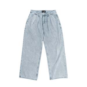 Size 26: BAGGY DOUBLE PLEATED JEANS (PRE-ORDER)