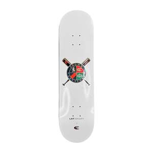 Skateboard Deck: LXT x CROWN DECK - WHITE
