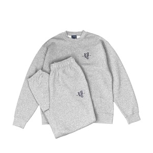 OL' ENGLISH CREW TRACKSUIT - GREY MARLE