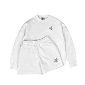 OL' ENGLISH CREW & SHORTS TRACKSUIT - BONE