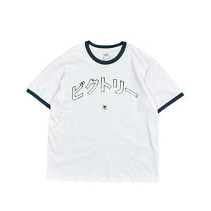 Color Sand: BIKUTORI CROPPED RINGER TEE