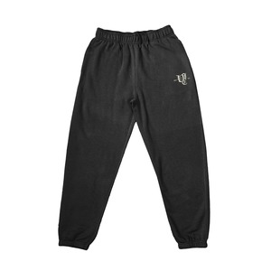 Trackpants: OL' ENGLISH TRACK PANT - BLACK