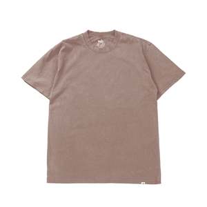 Premium Basics: VIC HEAVY BOX TEE - FADED MUSHROOM