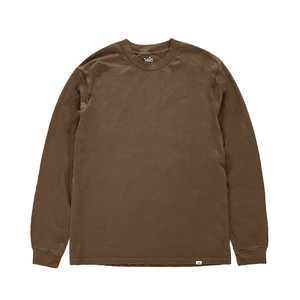 Premium Basics: VIC CLASSIC L/S TEE - WALNUT