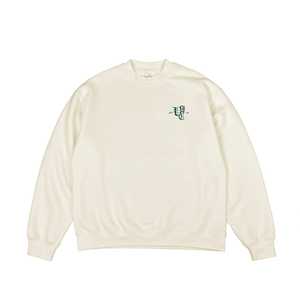 Wos Tee: OL' ENGLISH CREWNECK - BUTTER