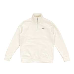 Size Women Xs: PLAYER 1/4 ZIP CREW - CREAM