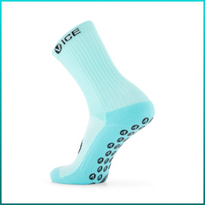 Socks: Grip Socks - Aqua Crew