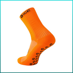 Socks: Grip Socks - Orange Crew