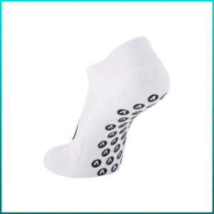 Grip Socks - White Ankle
