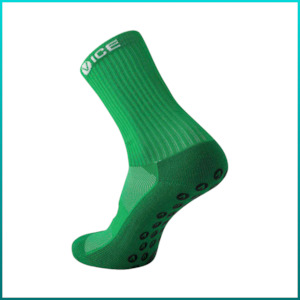 Socks: Grip Socks - Green Crew