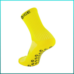 Socks: Grip Socks - Yellow Crew