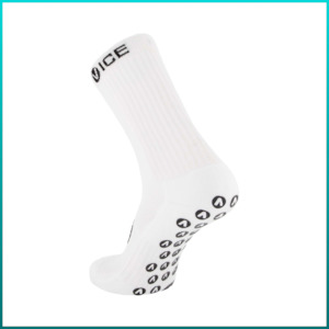 Grip Socks - White Crew