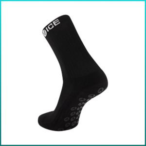 Socks: Grip Socks - Black Crew